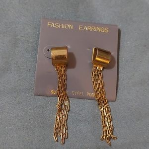 Vintage Fashion Earrings Surgical Steel Post